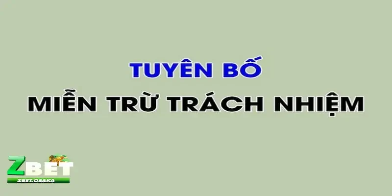 Nhiệm vụ của người chơi đối với miễn trách nhiệm ZBET