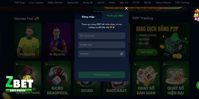 Thành viên mới ZBET